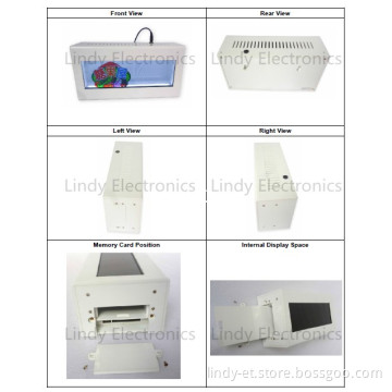 10.2inch Transparent LCD Ad Player Transparent LCD Showcase-Ad Player